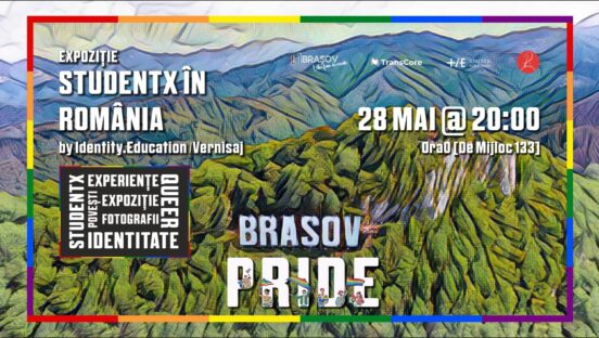Vernisaj expoziție “Studentx în România” by Identity.Education | Brasov Pride 2023